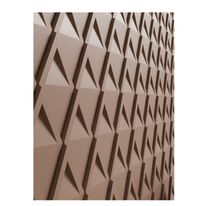 Panneau mural en plastique géométrique, design 3D, insonorisant, décoration intérieure, style contemporain minimaliste - Product Image 1