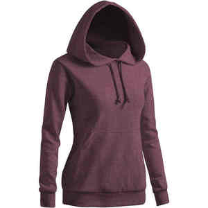 Sudadera gruesa de alta calidad con capucha roja y mangas largas para mujer, ropa deportiva, sudaderas con capucha para mujer - Product Image 1