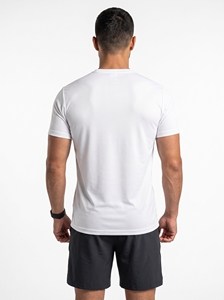T-shirt homme personnalisé Dumela, vert olive, manches courtes, col rond, coupe slim, séchage rapide, respirant, anti-plis, 180g, 100% coton - Product Image 4