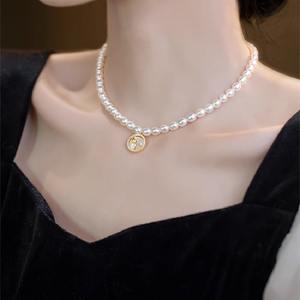 Elegante Collar de Perlas de Agua Dulce de 4-5 mm con Cadena de Clavícula de Estrella, Versátil y con un Brillo Intenso, Temperamento Exquisito - Product Image 2