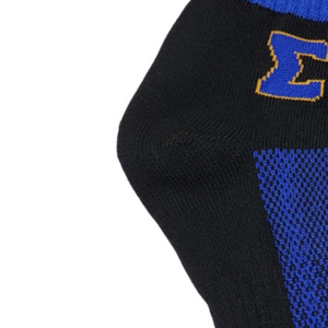 Chaussettes basses personnalisées pour femmes, logo brodé avec lettres grecques, en coton doux et respirant, chaussettes de sport confortables et décontractées - Product Image 3