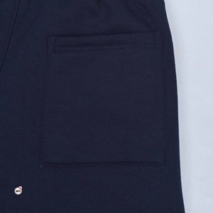 MRI <b>Mens</b> <b>Navy</b> Blue Sweatpants Elastic Waist Drawstring Casual Midweight Knitted Autumn <b>Joggers</b> With Logo On Waist with OEM Logo - Product Image 4