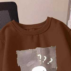 Sweat-shirt graphique pour femme, imprimé canard mignon, col rond, pull décontracté - Product Image 4