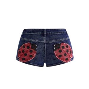 Custom Vintage Washed Denim Shorts Men Graphic <b>Print</b> Baggy Jean Jorts Streetwear Summer OEM ODM Wholesale Fashion Fit - Product Image 6