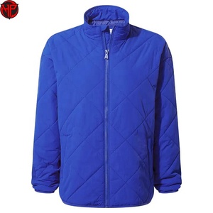 Zip In Blue Quilted <b>Jacket</b> Women Safety Workwear <b>Lightweight</b> Padded Outerwear for Outdoor Duty <b>Ladies</b> Bubble <b>Jacket</b> - Product Image 1