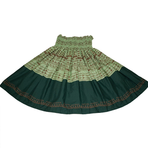 Falda Maxi Hawaiana Bordada con Flores para Mujer, Estilo Tropical, Ligera y Fluida, Ideal para Vacaciones en la Playa - Product Image 2