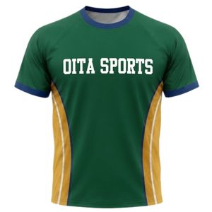 Ensemble short et maillot de netball sublimé vert et or pour homme, en polyester léger, avec bande latérale, pour entraînement sportif en équipe - Product Image 3