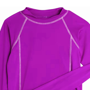 Rashguard léger et respirant pour garçons, à manches longues, séchage rapide, en polyester et élasthanne, avec protection UV, design personnalisé imprimé, écologique et de qualité supérieure - Product Image 2