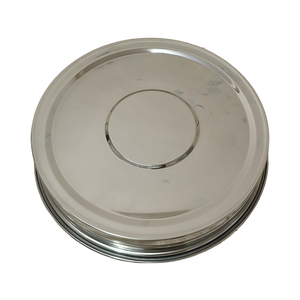 Plateau de communion en acier inoxydable de qualité supérieure, combo 33 coupelles, plateau central intégré pour le pain, finition polie, compatible lave-vaisselle - Product Image 3
