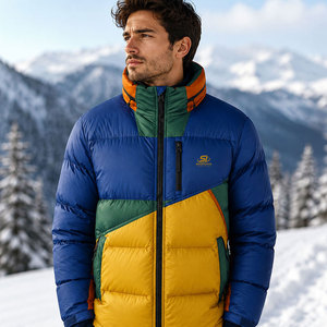 Wholesale High Demand Custom Made <b>Men</b> <b>Puffer</b> Winter <b>Jacket</b> Eco-Friendly Breathable Front Genuine Fabric Best Price <b>Hooded</b> Collar - Product Image 4