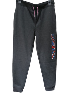 Pantalon de survêtement en coton taille haute pour hommes Joggers Pantalon de survêtement décontracté Fermeture à la taille élastique Motif empilé Saison d'hiver Service OEM - Product Image 5