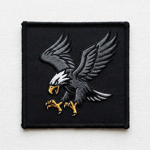 Parche Bordado Personalizado de Águila Calva Termoadhesivo, Insignia de Pájaro del Espíritu Americano para Chaqueta de Cuero, Chaleco, Parche Trasero de Mezclilla, Venta al por Mayor - Product Image 1