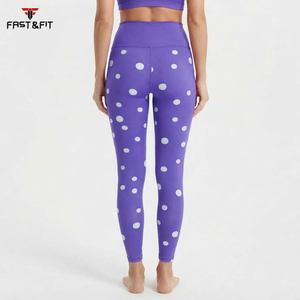 100% Cotton Fabric New Style Gym Yoga Body Building <b>Leggings</b> Women <b>Leggings</b> For Sale High Waist Yoga Pants - Product Image 5