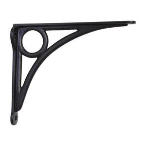 Decorative Rustic Iron <b>Shelf</b> Bracket Enhancing Wall <b>Shelves</b> In Farmhouse And <b>Industrial</b> Interiors - Product Image 6