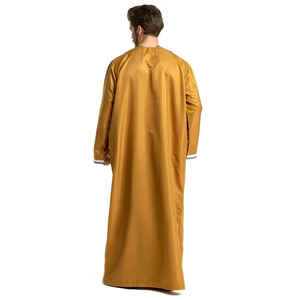 Túnica Musulmana Informal para Hombre al por Mayor, para Oración, de Algodón Ligero, Transpirable y de Alta Calidad - Product Image 4