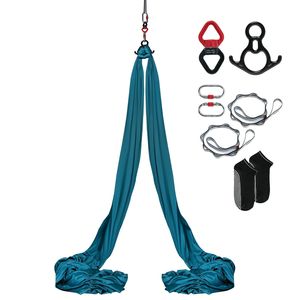 Kit Amaca da Yoga Aereo Portatile in Seta, 8,7 Iarde, con Tessuto in Nylon da 100gsm e Kit Completo di Attrezzature per Montaggio Facile - Product Image 1