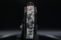 Montre mécanique de luxe de qualité supérieure pour homme, style hip-hop, cadran en verre, acier inoxydable, idéale pour le streetwear, les événements musicaux et les soirées