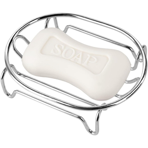 Moderno y Ecológico Soporte para Jabón de Baño con Diseño Fantástico, Jabonera de Acero Inoxidable Plateado de la Más Alta Calidad - Product Image 1