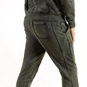 Conjunto Deportivo Informal de Pantalón Largo y Sudadera con Capucha para Hombre, Color Sólido, con Bolsillos Laterales, para Otoño - Product Image 6