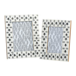 Vente chaude Moderne Résine Incrustation Cadre Photo Simplement Meilleur Look Carrelé Résine Naturelle Cadre Photo pour Décoration Murale Design À La Mode - Product Image 1