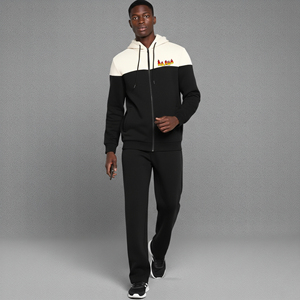 Chándal Deportivo para Hombre, 100% Algodón, Estampado, de Dos Tonos, con Cordón Ajustable, Cómodo, Estilo Urbano, OEM/ODM - Product Image 1