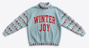 Fashion Winter Crew Neck <b>Top</b> Printed <b>Sleeve</b> Casual Sweatshirt <b>Long</b> <b>Sleeve</b> Pullover Clothing Everyday Comfortable Streetwear - Product Image 6