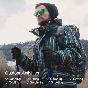 Guantes de Trabajo con Pantalla Táctil para Hombre, Guantes de Seguridad Transpirables y Refrescantes para Camping, Jardinería, Senderismo, Correr y Conducir - Product Image 5