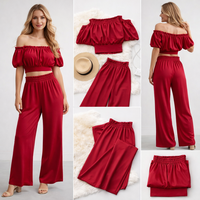 Vente flash : Tenues deux pièces pour femmes, logo personnalisé, col rond, manches courtes, pyjama uni à boutons, ensemble deux pièces, vêtements pour filles
