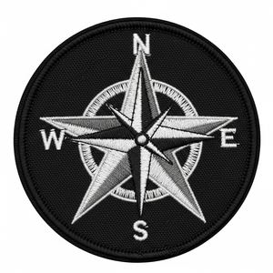 Insignia de Blazer Bordada Azul Marino con Estrella Dorada y Círculo, Parche de Regalia Masónica Personalizada, Accesorios de Uniforme para Logia - Product Image 3