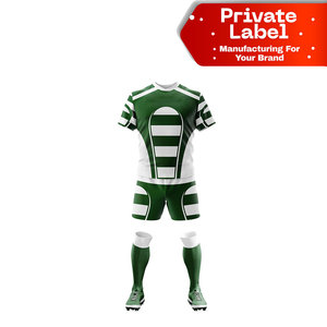 Uniforme de rugby résistant aux rayures, équipement de match robuste, uniforme de rugby hautement extensible, jersey à séchage rapide avec impression par sublimation - Product Image 1