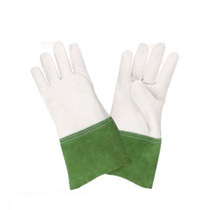 Gants de soudage TIG en cuir de chèvre et de vache, résistants à la chaleur, ignifuges, pour la lutte contre les incendies et le barbecue - Product Image 6