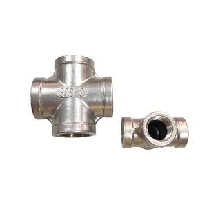 Conexión de Tubería de Acero Inoxidable de 3 Pulgadas de Alta Especificación, Tipo Cruz de 4 Vías, para Uso Industrial, Lisa, Personalizada OEM/ODM, Marca Chico - Product Image 2