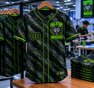 Uniforme de Béisbol Personalizado 100% Poliéster Transpirable, Nuevo Diseño de Alta Calidad para Adultos, Venta en Línea - Product Image 4