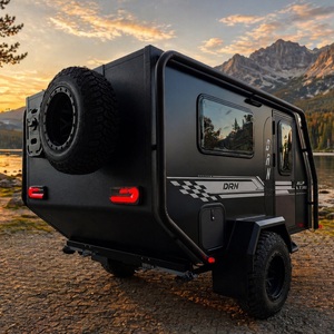 Vente en gros de caravanes de voyage modernes et légères avec cuisine coulissante, capacité de 8 personnes, prix d'usine pour le camping - Product Image 5