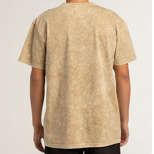 Nouveauté T-shirt pour homme en coton 100% avec effet délavé, style unique - Product Image 4