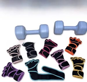 Fitness Gloves Half-Finger Wrist Protection Gym Strength Training Dumbbell <b>Barbell</b> <b>Weight</b> Lifting Gloves Men's Women's - Product Image 1