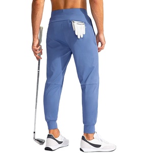 Personnalisé haute qualité Polyester Spandex tissu extensible hommes pantalon de jogging léger Slim Fit survêtement Golf pantalon hommes 2026 - Product Image 2