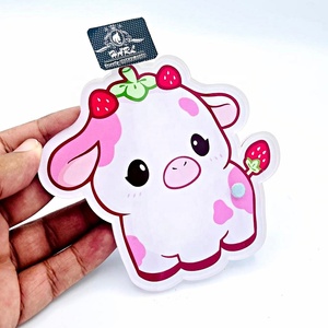 Azulejos de pestañas personalizados con diseño de vaca, placa de acrílico para pestañas, placa de soporte para pestañas, azulejo para extensión de pestañas con imán - Product Image 4