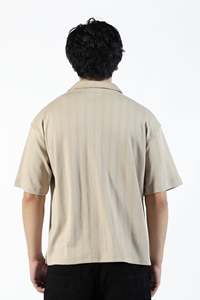 เสื้อเชิ้ตผู้ชายปี 2026 ระดับไฮเอนด์ ผ้าเจอร์ซีย์ระบายอากาศดี ใส่สบาย ทันสมัย แขนสั้น ดีไซน์ผ้าไหมน้ำแข็งสั่งทำพิเศษ - Product Image 4