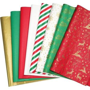 80 Fogli di Carta Velina Dorata 20x20, Forniture per Regali Natalizi e Celebrazioni Invernali, Carta Velina Natalizia 20x20 - Product Image 2