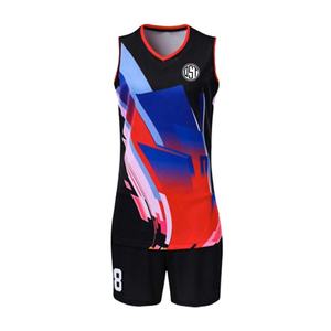 Sublimación personalizada secado rápido transpirable 100% poliéster 240g uniformes de voleibol OEM directo de fábrica al por mayor pedido de equipo a granel - Product Image 6