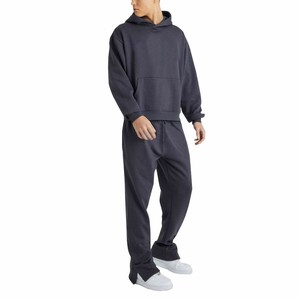 Survêtements pour hommes, vêtements décontractés, couleur unie, écologiques, coupe classique, 100% coton molletonné, respirants, impression personnalisée, survêtements d'hiver, OEM - Product Image 1