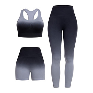 Custom Women 2 Piece Workout Set Polyester Spandex Athletic Wear Sports Bra and <b>Butt</b> <b>Lift</b> <b>Leggings</b> Fitness Apparel - Product Image 4