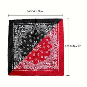 Nuevo Pañuelo de Satén de Alta Calidad, Pañuelo para la Cabeza con Estampado Personalizado, Tipo Seda, Floral, Pañuelos Cuadrados de Satén para el Cabello para Mujer - Product Image 6