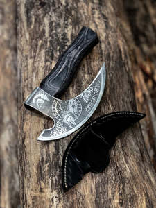 UA Supplies - Cuchillo para Pizza Mini Hecho a Mano Personalizado, Hoja de 7 Pulgadas, OEM ODM, Cuchillo para Pizza Vikingo Personalizable al por Mayor - Product Image 4