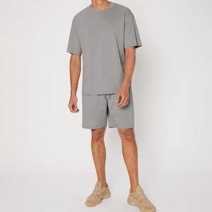 Nuevo Conjunto Deportivo de Algodón para Hombre, Camiseta y Pantalones Cortos de Dos Piezas para Gimnasio, Traje Deportivo de Verano - Product Image 6