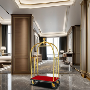 Meilleures ventes Nouveau design Chariot à bagages d'hôtel pour le rangement des bagages Disponible en gros pour l'exportation - Product Image 3