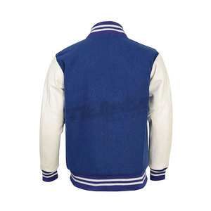 Veste Letterman en cuir moderne avec manches en cuir, design classique Varsity, couleur personnalisée, vêtement d'extérieur confortable, veste Letterman - Product Image 3