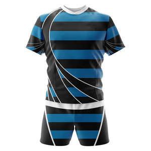 Uniforme de Rugby de Poliéster Transpirable y Duradero, Directo de Fábrica, para Equipos Masculinos, Femeninos y Juveniles, Hecho a Medida, Pedidos al por Mayor, Manga Corta - Product Image 3