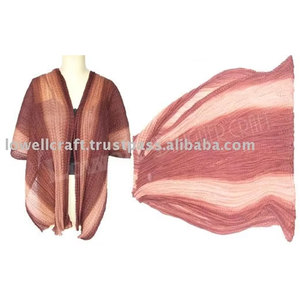ไอเดียผ้าพันคอทูโทนสีสันสร้างสรรค์พร้อมลายพิมพ์ผ้าไหมสุดหรูและงานศิลปะวาดลายด้วยมือบนผ้าไหม - Product Image 6